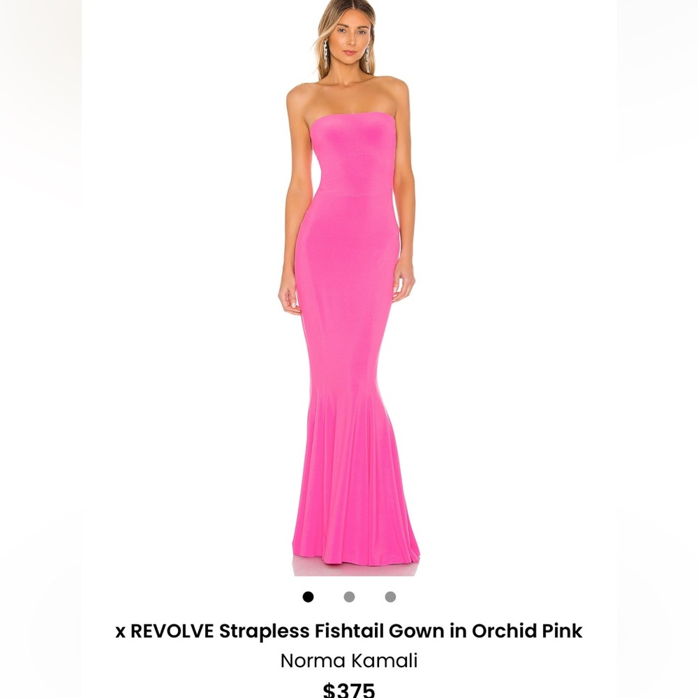 Norma Kamali Strapless Dress